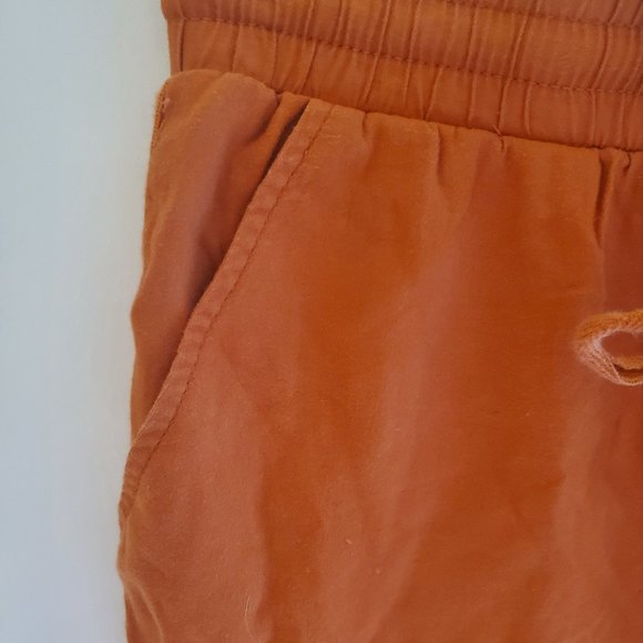Forever 21 Sienna Orange Relaxed Flowy Shorts Size M - Picture 3 of 11